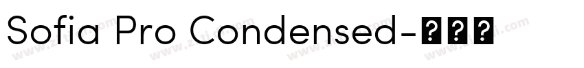 Sofia Pro Condensed字体转换
